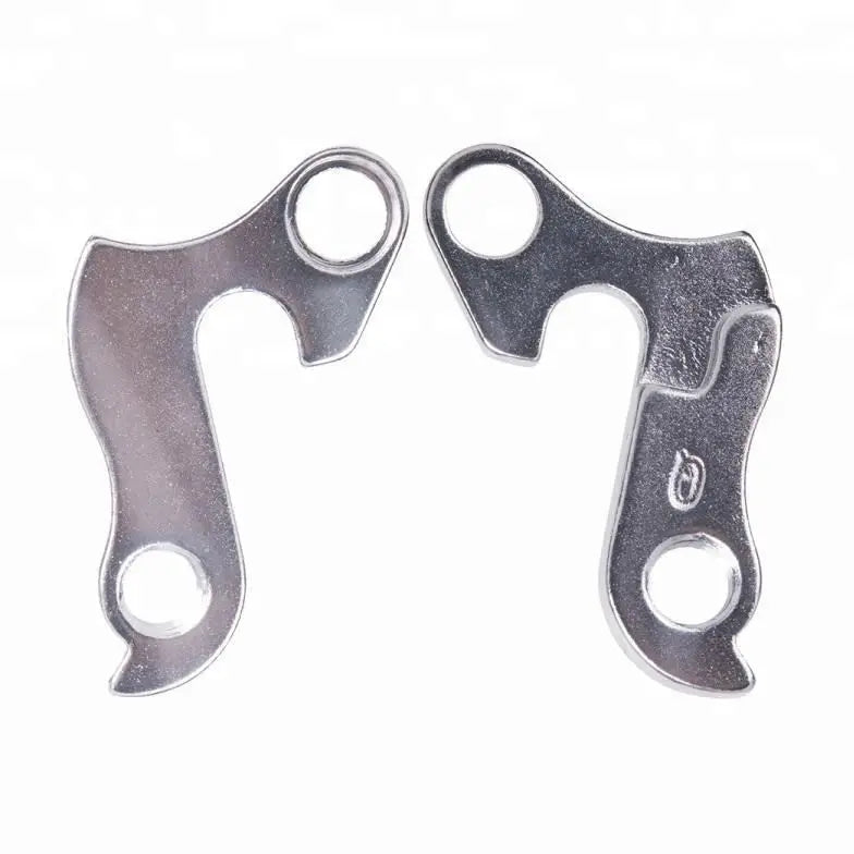 Alloy Silver MTB Road Bike Rear Derailleur Hanger Durable Dropout Frame Tail Hook with Free Screws