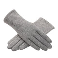 Custom Logo Fashion Thermal Windproof Hand Warmer Winter Wool Gloves for Women