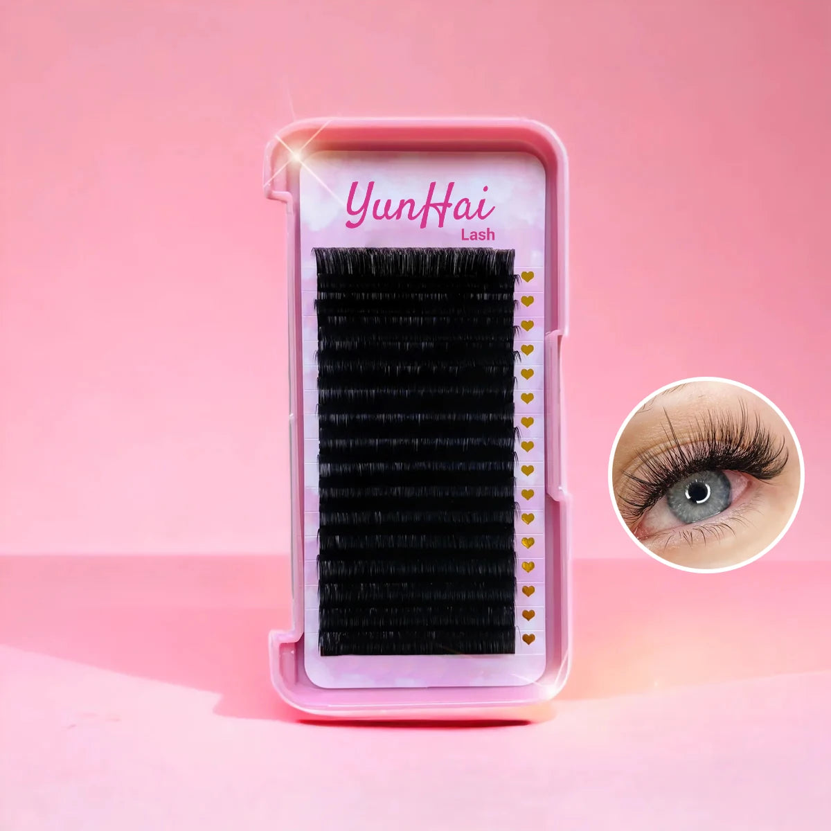 Korean Pbt Silk Lash Extensions Trays Wholesale Private Label Eyelash Extensions Professional Set Supplies
