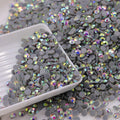 Factory Price Crystal Hotfix Flatback SS12 SS30 Rhinestones  Crystal AB Round Hotfix Rhinestones for Wedding Dress