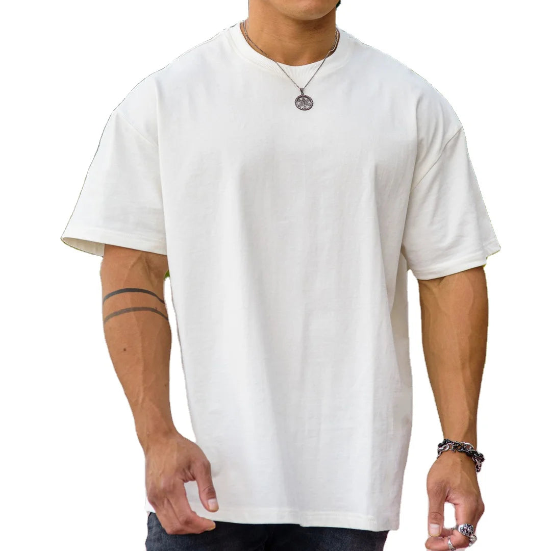 Fitness Training Basketball Loose Elastic Men's Casual Short Sleeve Men T-shirt
