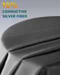400tc 90% Cotton+10%silver Grounding Sheets Fabric Sateen Fabric Plain Dyed for Textile