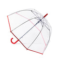 OEM ODM Transparent Clear Dome POE Straight Rain Wedding Umbrella for Women