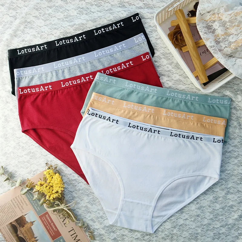 Mid Waisted Underwear Women Panties Cotton for Women Factory Directly Sale Breathable Cut Panties for Fat Women Big Size Panties