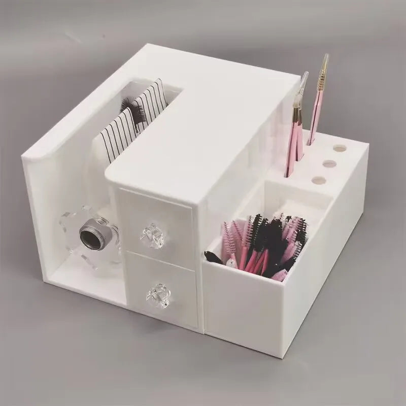 Custom Logo Fanning Blossom Eyelash Root Splitter Tailor-Made Lash Fan Maker Machine with Storage Case