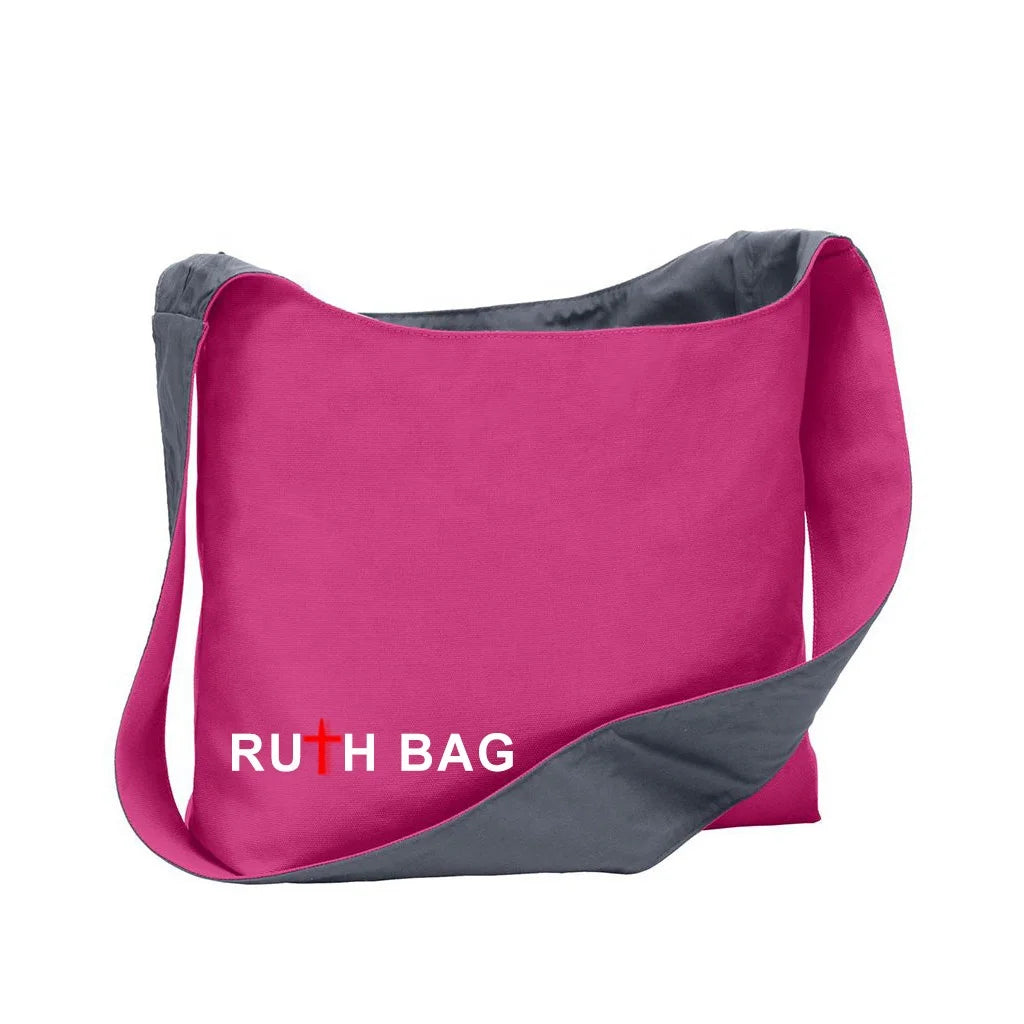 Women's Customizable Cotton Linen Tote Messenger Bag Eco-Friendly Letter Pattern Reusable Zipper Carrying Shoulder Shopping