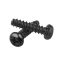 M1M1.2M1.4M2 Mini Phillips Pan Head Flat Tail Self Tapping Screws Cross Round Head Flat End Small Bolts Nickel/Black Zinc Plated