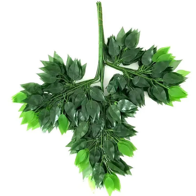 Silk Artificial Green Ficus Tree Branches Premium Quality Indoor Plant