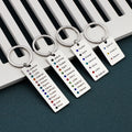 Custom Stainless Steel Keychain with Birthstone Multi Sizes Vintage and Fashion Styles Carto
