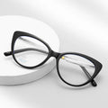 Octagon New Arrival Tr90 Optical Frame Cat Eye Big Frame Eyeglasses for Women
