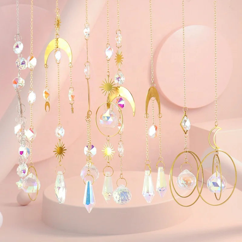Healing Crystal Sun Catcher Crystal Pendant Lighting Pendant Garden Decoration Chandelier Crystal Accessories Manufacturer