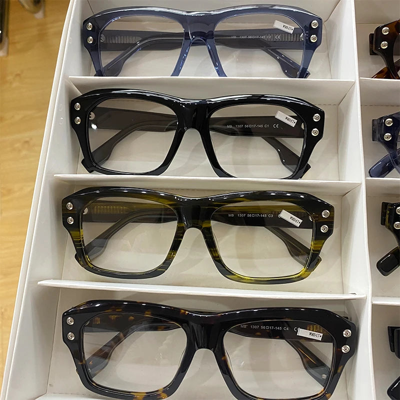 2024 Newest Acetate Prescription Spectacle Frames Brand Eye Glasses Optical 2023 Women Men Glasses