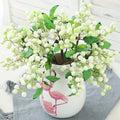 D-BR004 Christmas Lifelike Blue Artificial Berry Stems Berry Artificial pink Berries for Wedding DIY Bridal Bouquet