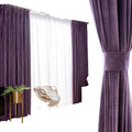 Modern Blackout 100% Polyester Window Curtain Fabric General Pleat All-Season Hotel Home Decor Woven Technique Living Room 280cm