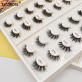 3D Silk Faux Mink Eye Lashes False OemLashes Synthetic Customized Natural Eye Lashes Wholesale