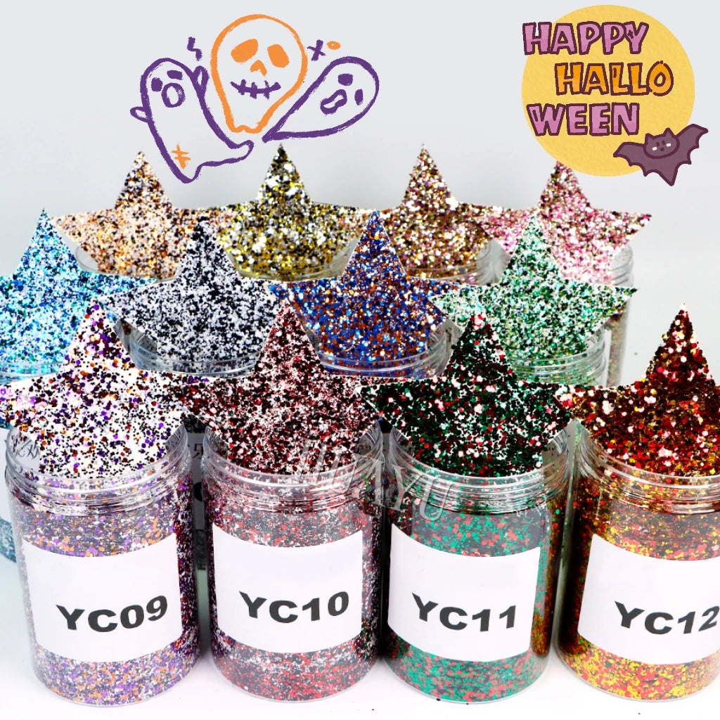 Wholesale Bulk New Designs Mixed Chunky Glitter Kilo for Resin Craft Sequin Glitter