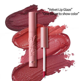 Cute Emboss Rabbit Misty Air Lip Glaze Waterproof Lasting Lip Gloss Creamy Matte Velvet Lipstick