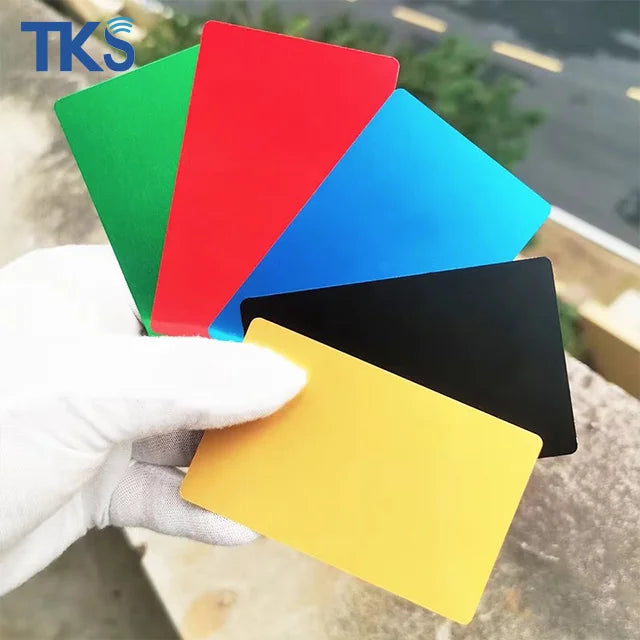 Anodized Aluminum Blank Business Card Laser Cut Engraver Anodized Stainless Steel Engraving Blank Metal Aluminum Business Cards