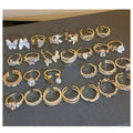 Wholesale Rich Designs Copper Alloy Diamond Zircon Glitter Rings Gold Plated Wedding Ring Engagement Jewelry