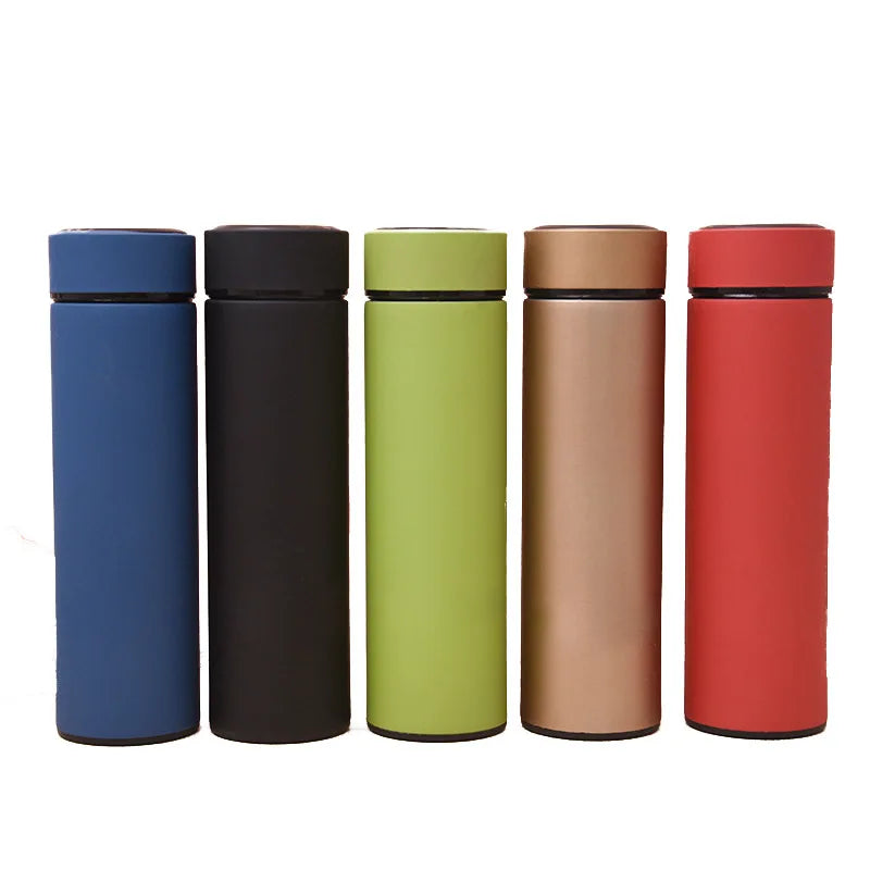 500ml Stainless Steel Luxury Vacuum Insulated Thermos Cup Double Walled Travel Thermo Coffee Mug Water Bottle With Custom Logo