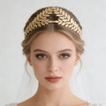 Leaf Headband Headpiece Leaf Tiara Crown Flower Girl Bridal Wedding Headband Greek Goddess Hair Accessories for Women Girls