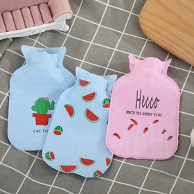 Winter New Pvc Small Warm Handbag Cute Water Filling Hot Water Bag
