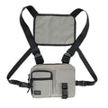Urban Jogging Bag Outdoor Hiking Camping Front Pouch Unisex Sling Utility Men Chest Bag Vest Crossbody Chest Rig Satchel