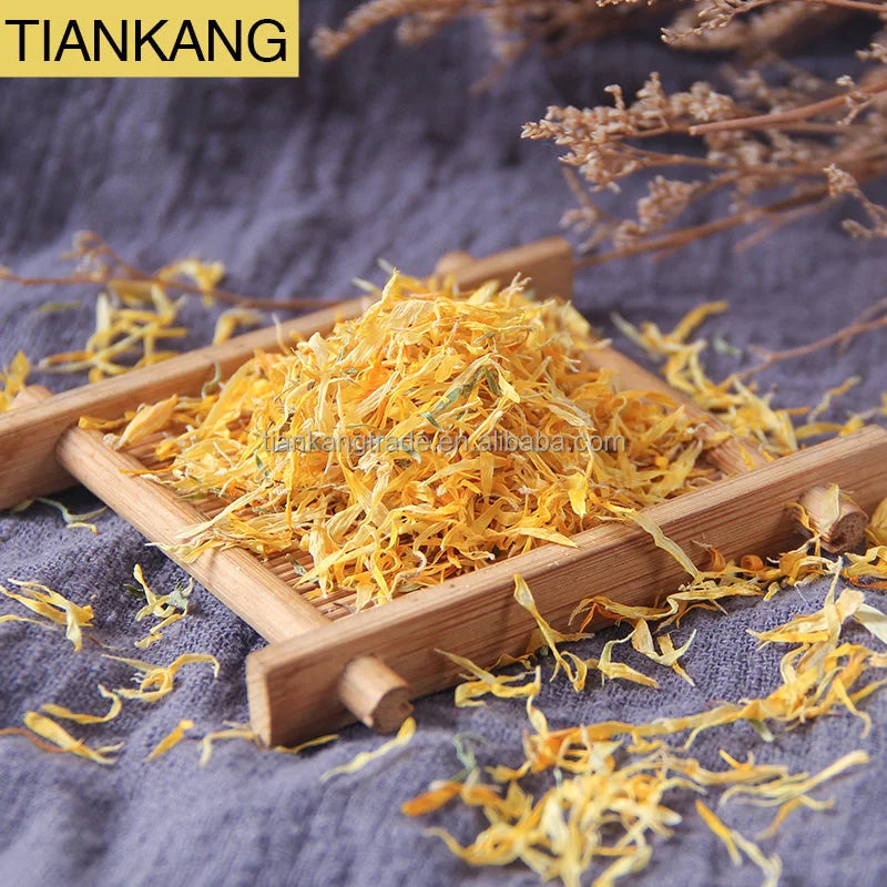 Calendula Officinalis Natural Dried Marigold Petals Orange Marigold Flowers