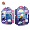 Fairy Floss Vending Machine EXW Price  Led Logo Full Automatic Cotton Candy Machine for Commercial Business