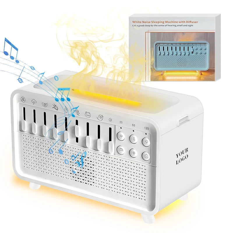 New Aromatherapy Diffuser Mist Humidifier White Noise Sleep Sound Machine for Adults Sleeping with Light and 150ml Water Tannk