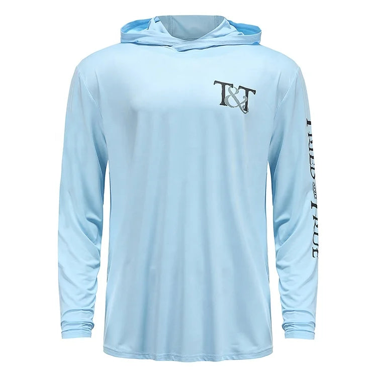 Custom Fishing Shirts Uv protection Quick Dry Mens  Fishing Hoodie
