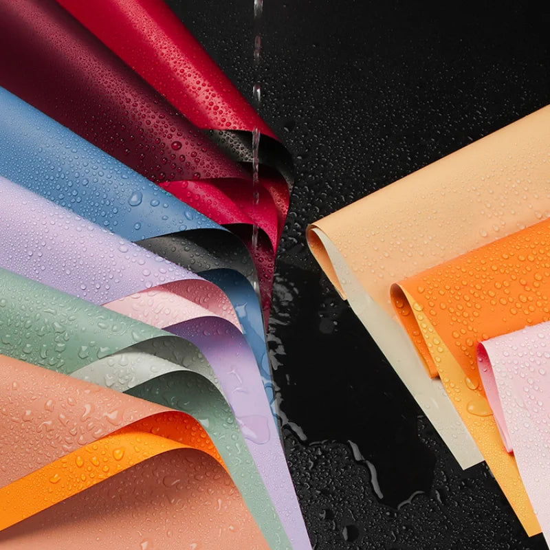 2024 New Solid Colored Eurasian Floral Recyclable Eco-Friendly Straw Pulp Professional Design Wrapping Paper for Decorating