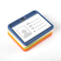 Acrylic  Id Card Badge Holder With Lanyard Plastic Name Badge Holders