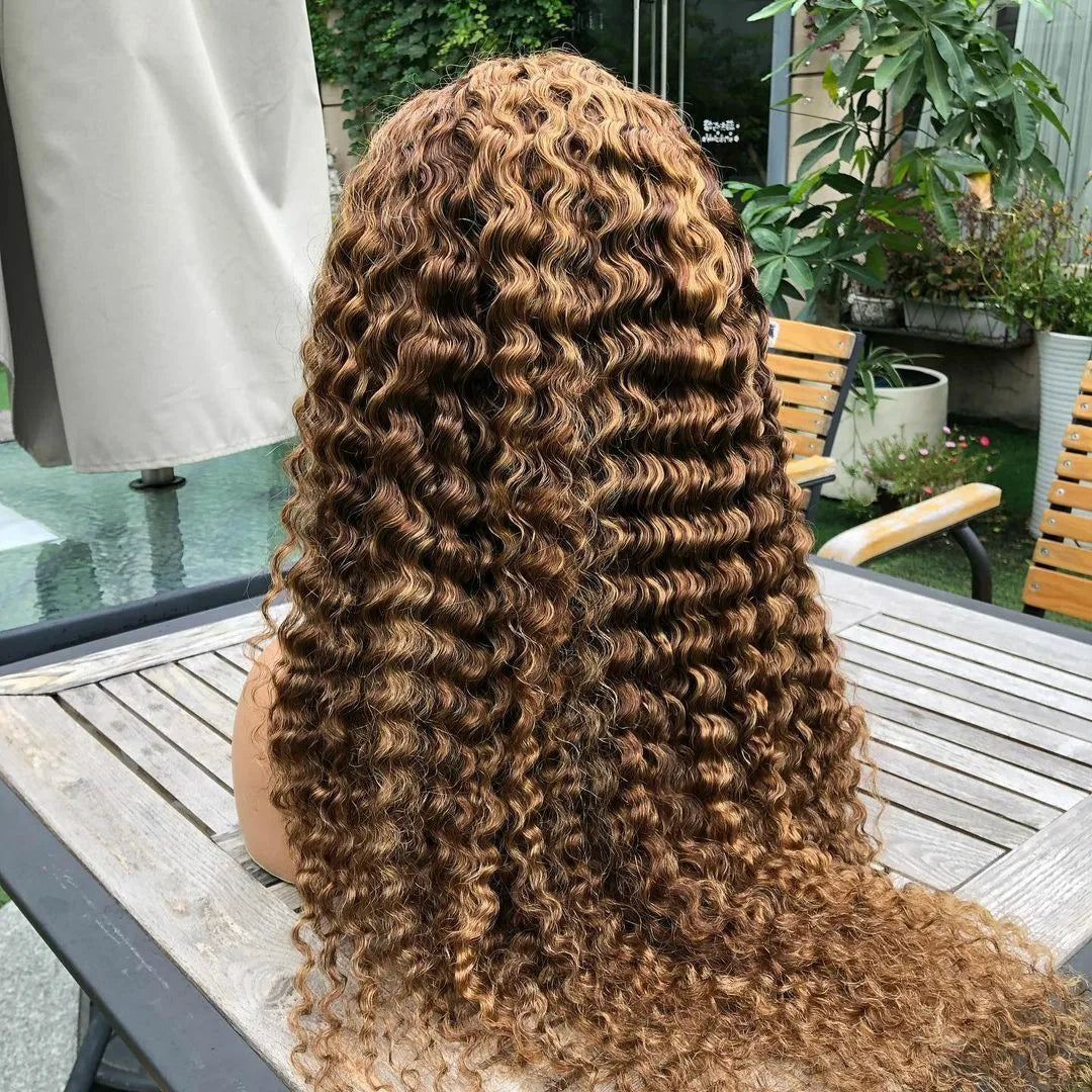 Most Popular Deep  Wave Human Hair Wig 13*4 Lace Frontal Wig with Baby Hair 100% Human Hair Full Lace Front Wigs