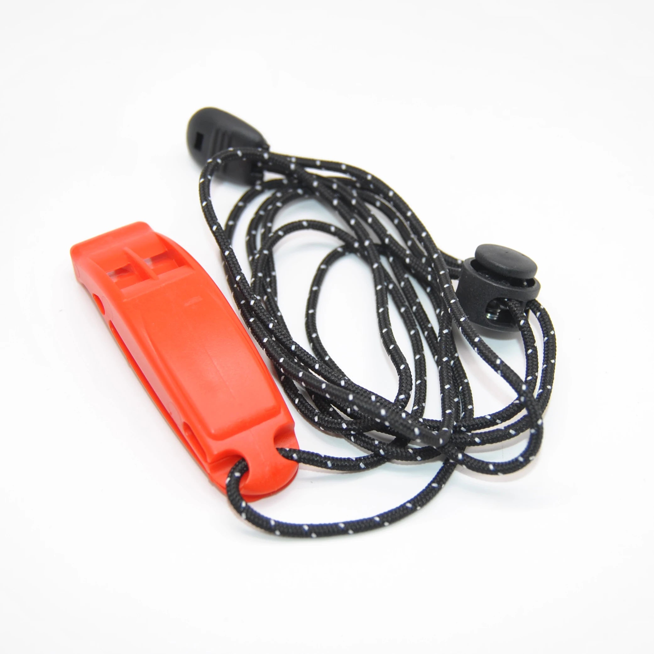 Custom Color Loud Sound Rescue Whistle Emergency Hiking Survival Signaling with Lanyard Quality Plastic Emergency Whistle