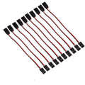 10PCS/lot 10CM 20CM 30CM 50CM 100CM Extension Lead Wire Cable for RC JR Male to Female