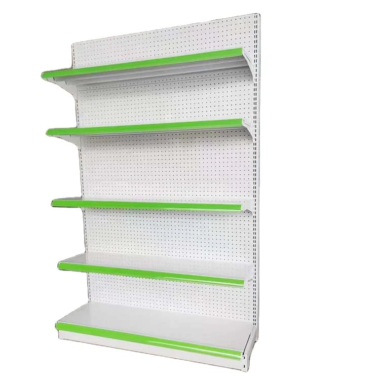 Supermarket Shelf Store Rack Heavy Duty Single-Sided Customizable Color for Beauty Supply Factory Customized Estanteria Para