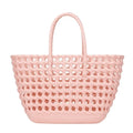 PVC Fashionable Woven Vegetable Basket Handbag for Women - Summer Edition Easy-to-Wash & Dirt-Resistant