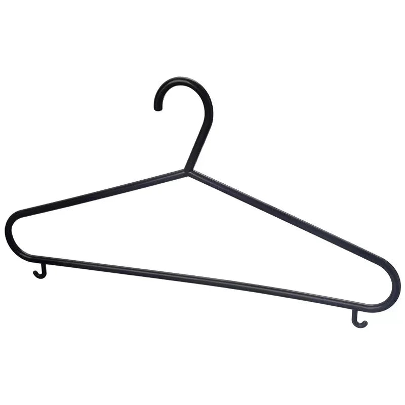 New Materials Black Color  Clothes Hanger  Heavy Duty Dry Wet Hangers Non-Slip Space Saving Hanger
