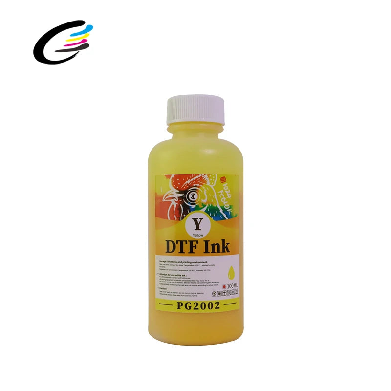 FCOLOR 100ml White Color Pigment DTF Ink PET Film Dtf Ink Transfer on T-shirt for Modified L1800 Printer