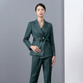 Women's Coat and Trousers Suit Office Breathable Women's Designer Professional Dress Business Work Clothes Two-piece Suit