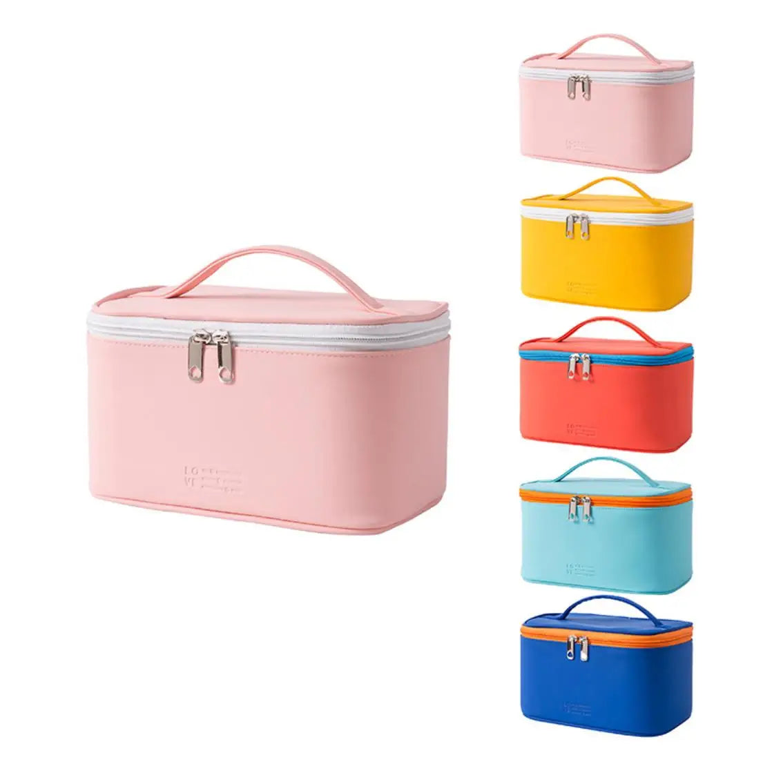 Custom LOGO Durable Fashion Portable Beauty Zipper Organizer Kitbag Travel for Bag Makeup Cosmetic Bags