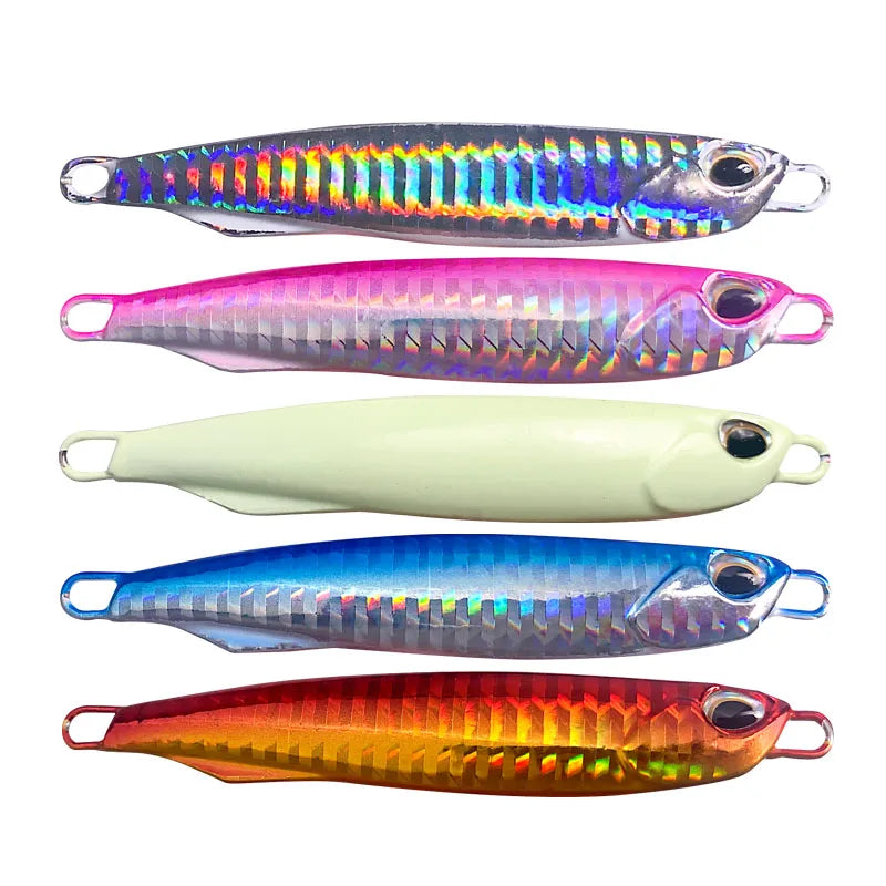 Jig65 40g 60g Micro Jig Slow Sinking Jig Lure Hard Metal Lead Fishing Bait Isca Saltwater Artificial Fishing Lure Tackle