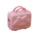 Fashion Mini Plastic Trolley Case with Password Suitcase Cosmetic Box and Boarding Chassis for Ladies and Children for Gifts