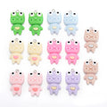 7 Colors Cute Frogs Charms for Earring Necklace Bracelet Key Jewelry Making DIY Decoration Jewelry Accessories 18*32mm W356