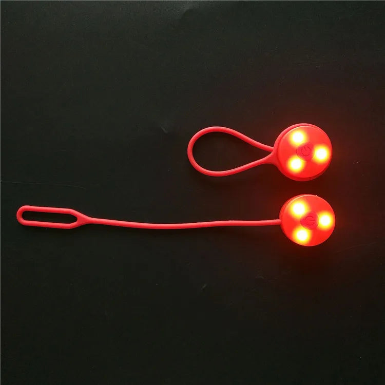 Waterproof Silicone LED Running Lights Night Safety Light-up Party Decorations for Night Running Jogging Graduation Christmas