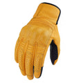 SUOMY Genuine Goat Leather Retro Motorcycle Gloves Perforation Summer Men Women Cycling Motocross Outdoor Casual Protective