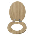 Hot Selling Modern Design Wood MDF Closed Front Toilet Seat Soft Close Slow-Close Function Zinc Alloy Hinges Universal Bathroom