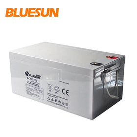 Philippines Good Quality Bluesun Gel Battery 24V 250Ah 220Ah 12V 100Ah Deep Cycle Gel Battery Byd 20Kw 12V
