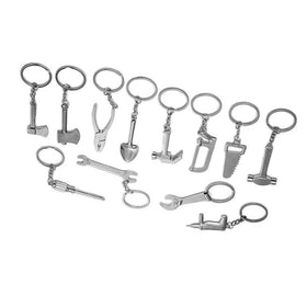 Wholesale Hammer Keychain Metal Pliers Wrench Shovel Men Multitool Keyring Self Defence Mini Multi Tool Keychain